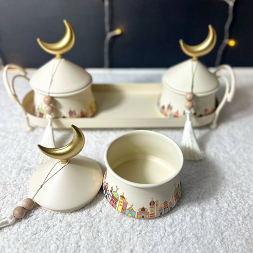 طقم ضيافة 3 قطع بالصينية