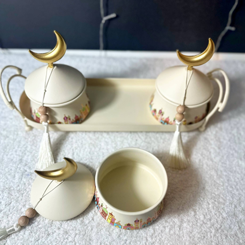 طقم ضيافة 3 قطع بالصينية