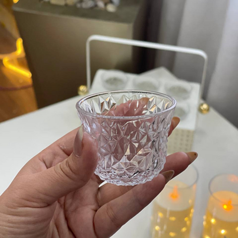 Image of طقم فناجين 6 قطع بستاند معدن