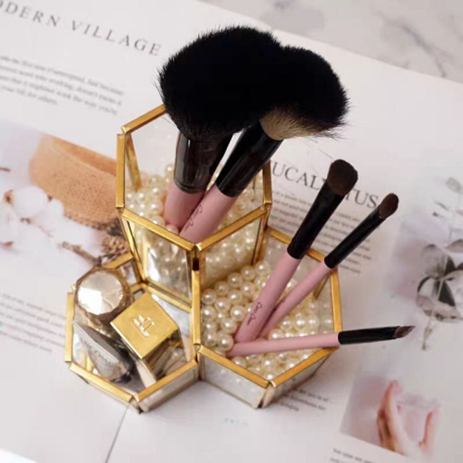 منظم زجاج 3 خانة