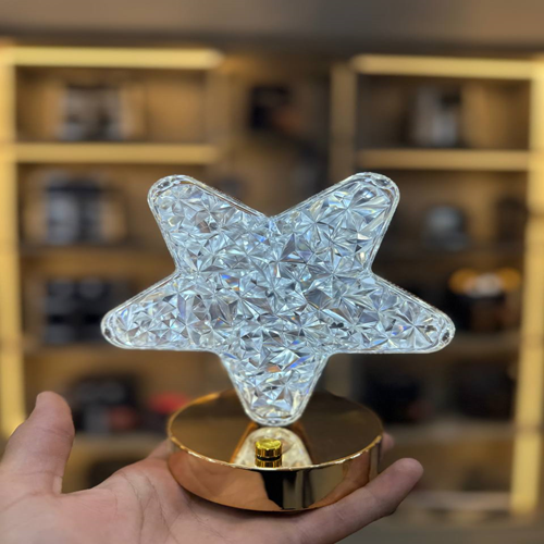 أباجورة كريستال شكل نجمة