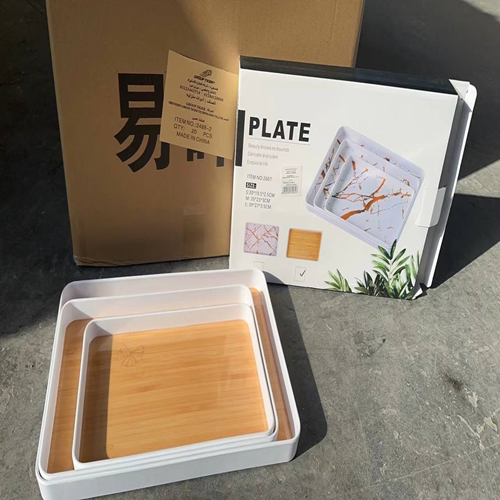 طقم صواني ميلامين  3 قطع