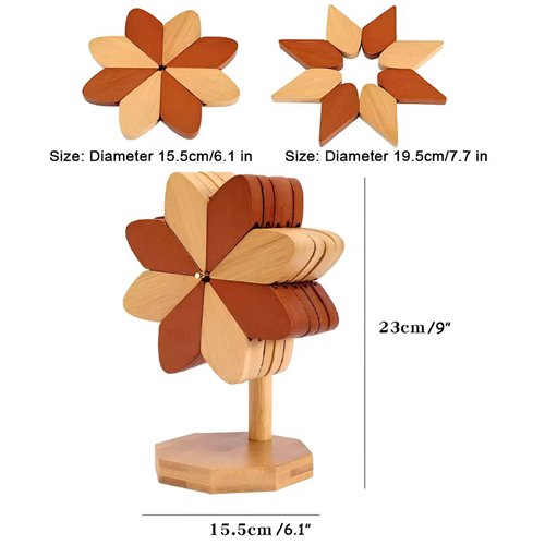 كوسترات بستاند شكل وردة