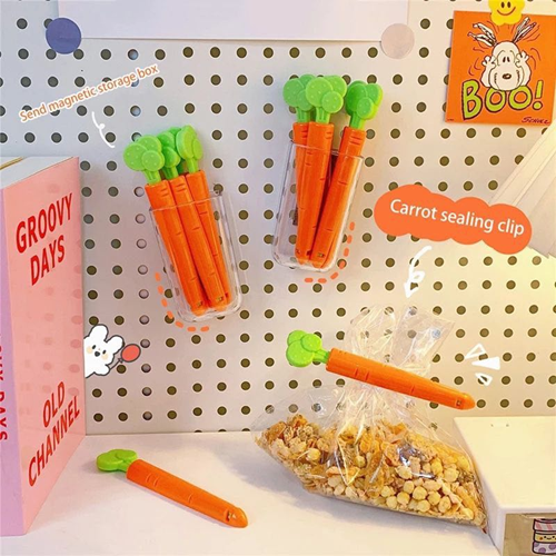 غالق أكياس شكل جزرة