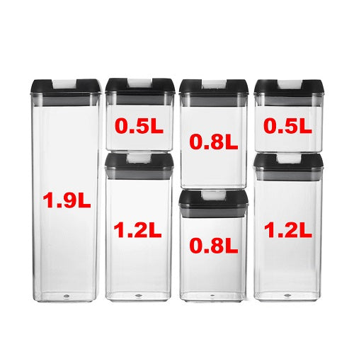 علب لتخزين البقوليات 7 قطع