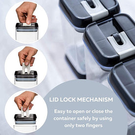 علب لتخزين البقوليات 7 قطع