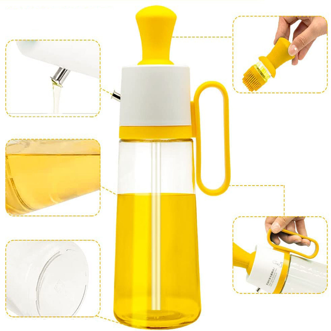 زجاجة موزعة للزيت بفرشاة دهان