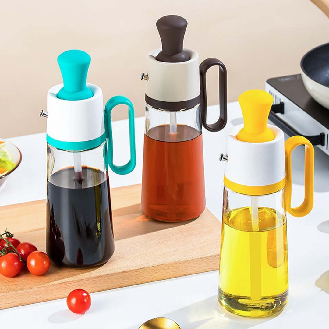 زجاجة موزعة للزيت بفرشاة دهان