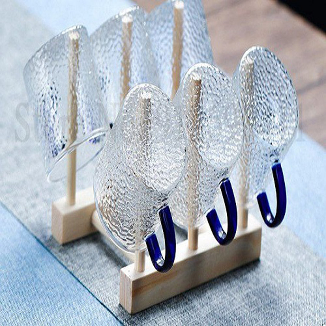 طقم فناجين زجاج 6 قطع