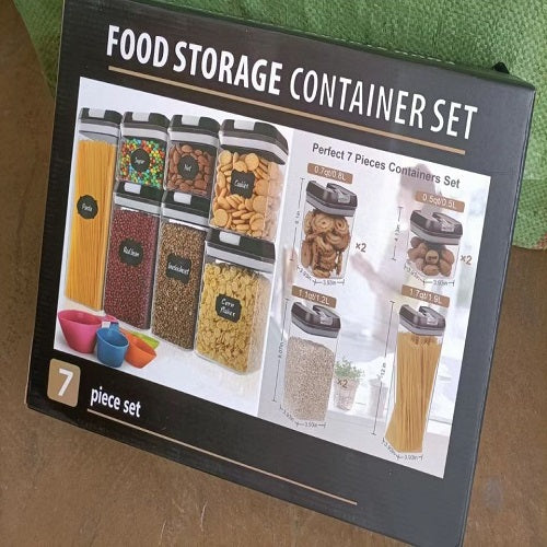 علب لتخزين البقوليات 7 قطع