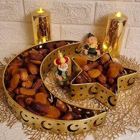 طقم تقديم جولد هلال ونجمة